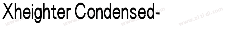Xheighter Condensed字体转换